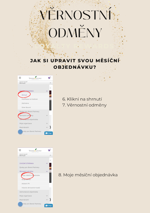 Cesta k měsíční objednávce